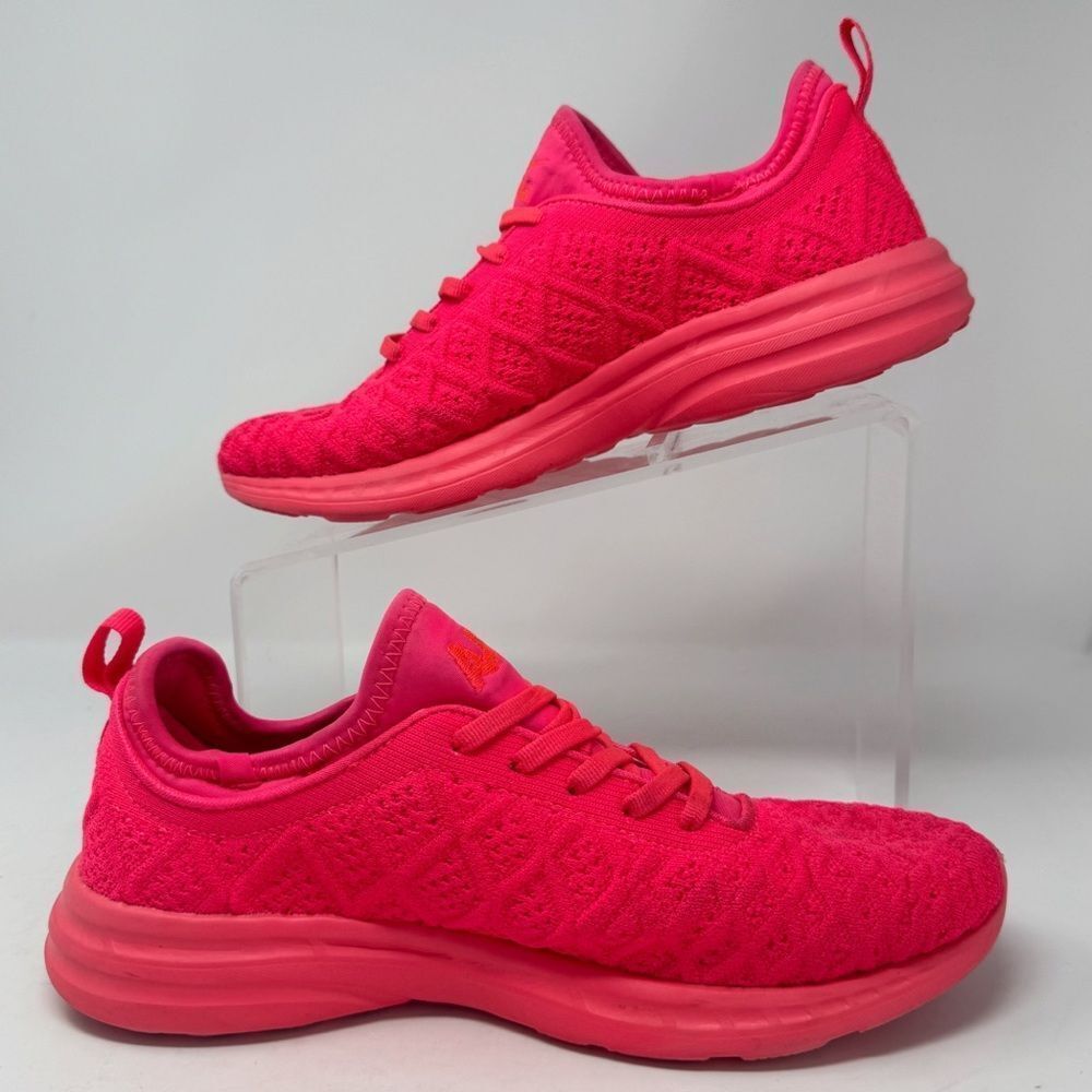APL | Neon Impulse Red Techloom Phantom Athletic Shoes Women’s Size 9.5 - Picture 12 of 12
